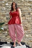 Paloma Bandeau Cami Sangria